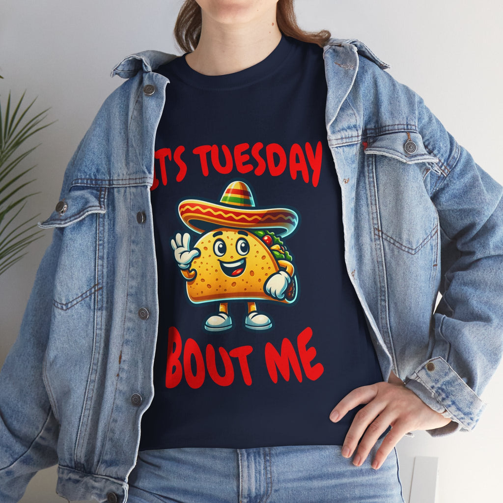 Taco Tuesday Shirt - Fun Unisex Heavy Cotton T-Shirt for Taco Lovers, Casual Wear, Gifts, Foodie Apparel, Party Top, Unique Graphic Tee