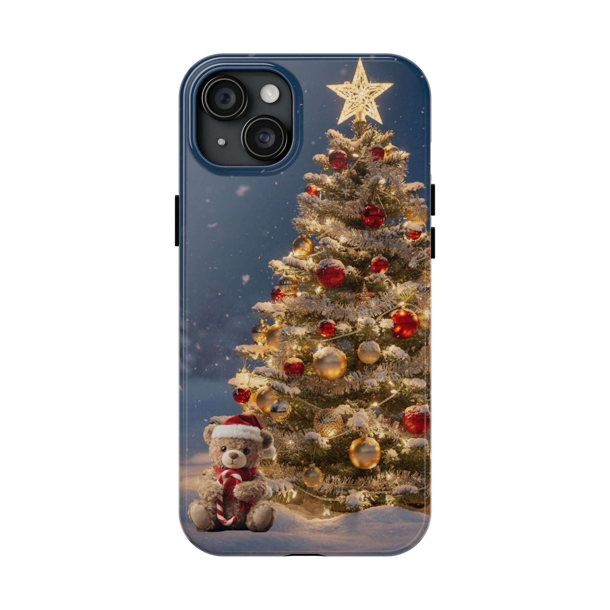 Christmas Holiday iPhone  Phone Case | Holiday Snowy Ornament Design