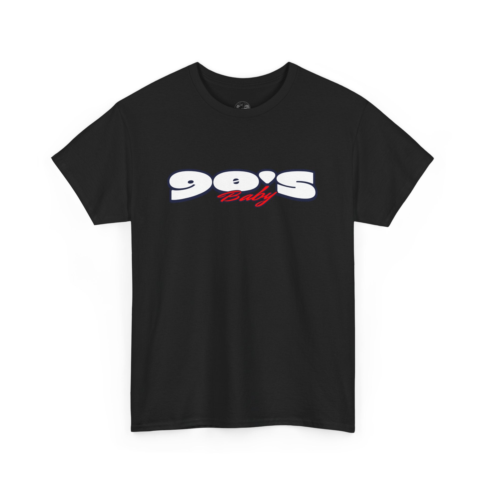 90s baby Nostalgia Unisex Heavy Cotton Tee, Retro Style T-Shirt, Casual Wear, Vintage Aesthetic, Gift for 90s Kids, Comfortable Everyday Tee