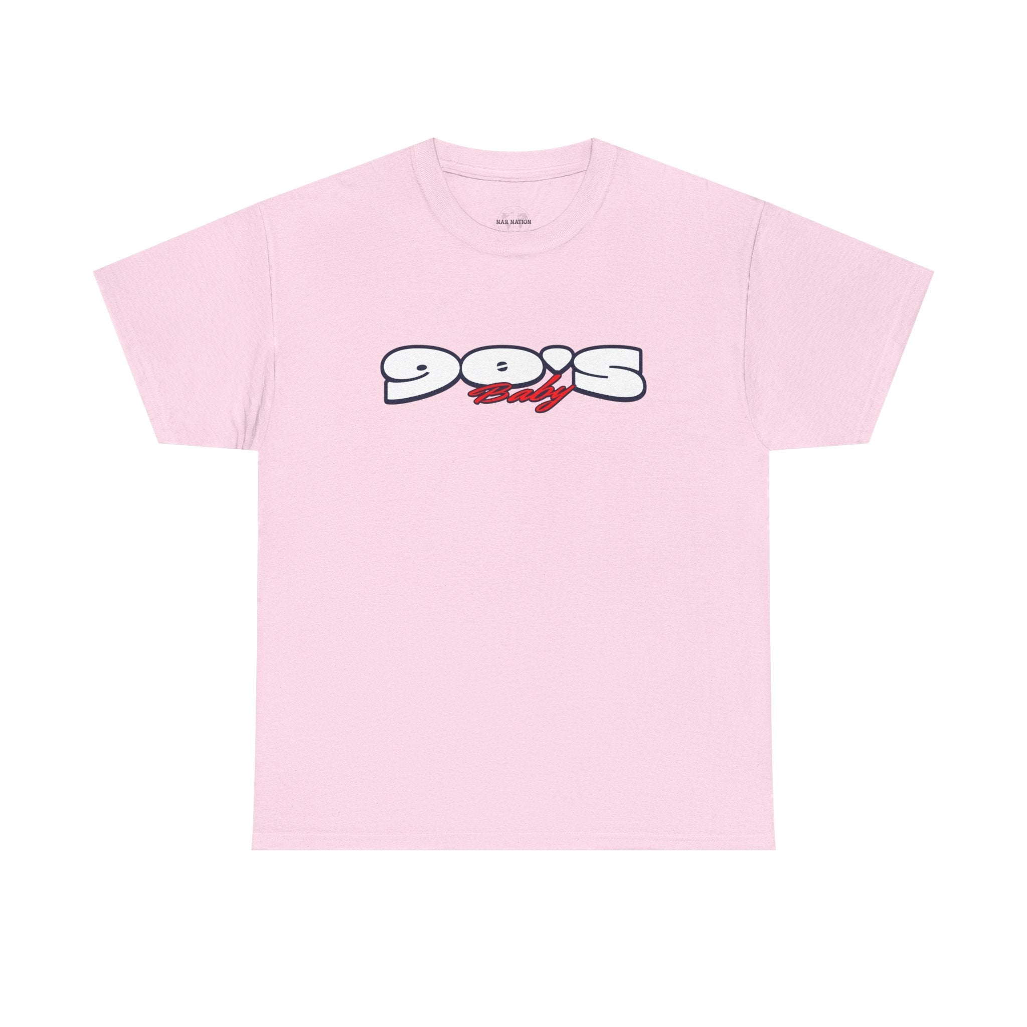 90s baby Nostalgia Unisex Heavy Cotton Tee, Retro Style T-Shirt, Casual Wear, Vintage Aesthetic, Gift for 90s Kids, Comfortable Everyday Tee