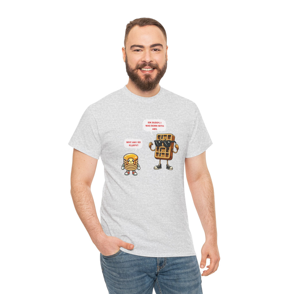 Funny breakfast waffle shirt  waffle with abs shirt breakfast lovers shirt, waffle lovers shirt