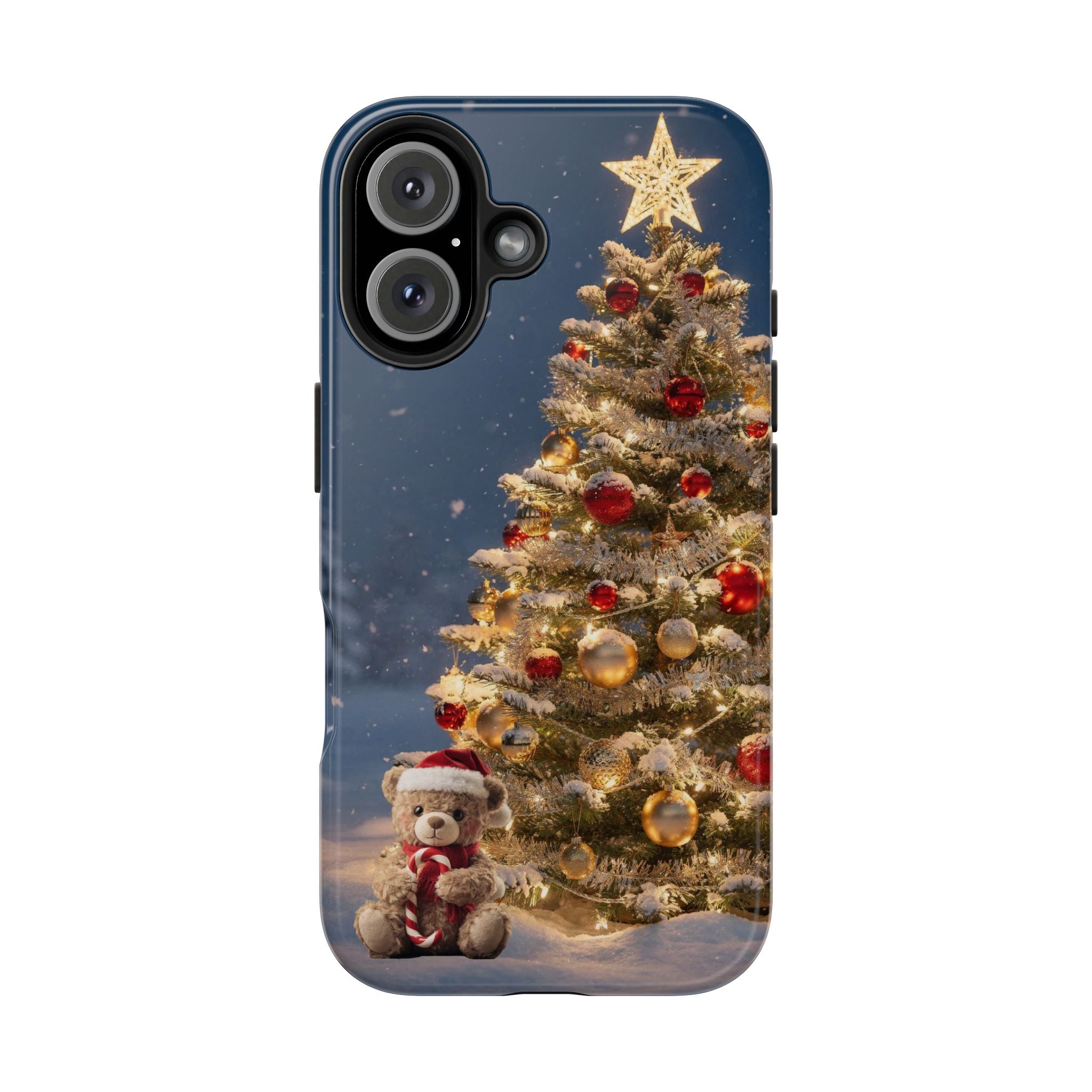 Christmas Holiday iPhone  Phone Case | Holiday Snowy Ornament Design
