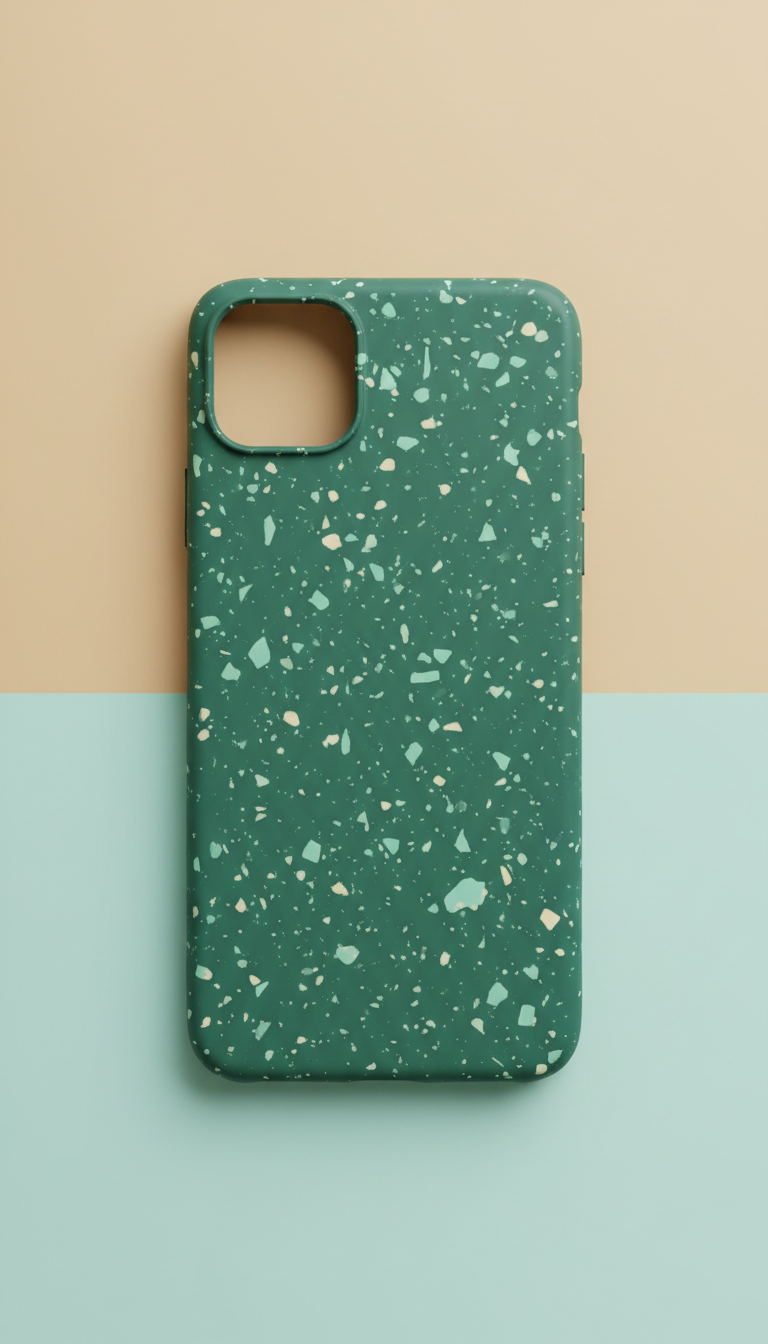 Recycled Plastic Case Frosted Clear